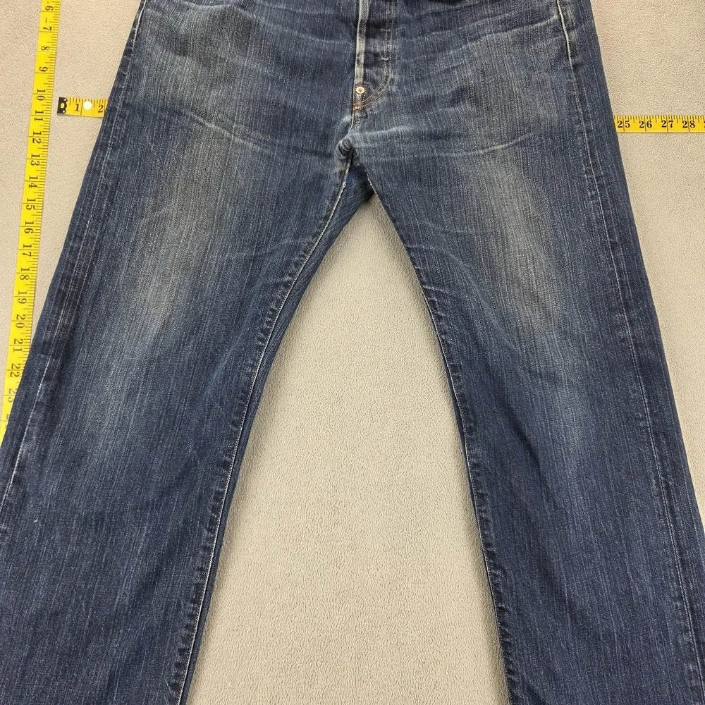 Vintage Levis Engineered Jeans Mens Blue Buckle Back 33x30 Whiskers